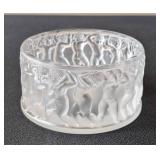 UL - Lalique Crystal Bowl - Dancing Nude Figures Motif