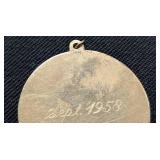 K - 14K Gold Pendant - Vintage Multi-Gem Bouquet