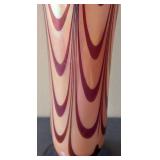 UL - Rick Strini Iridescent Art Glass Vase