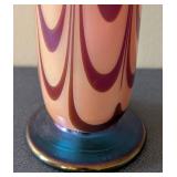 UL - Rick Strini Iridescent Art Glass Vase