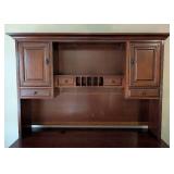 UL - Golden Oak Desk / Hutch Combo