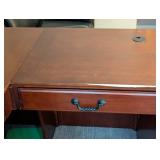 UL - Golden Oak Desk / Hutch Combo