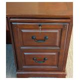 UL - Golden Oak Desk / Hutch Combo