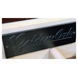 UL - Golden Oak Desk / Hutch Combo