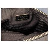 UL - Prada 1MB007 Busta con Lampo Nero + Petalo Dachshund Pouch Clutch Bag