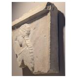Plaster Wall Hanging Relief - Classical Female Profile