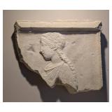 Plaster Wall Hanging Relief - Classical Female Profile