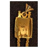 K - Torah Pendant - 14K Gold, Star of David, 0.5 x 0.75 inches, 2 g