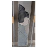 UL - Set of Four Greg Copeland Lucite & Brass Wall Hangings - Four Panels