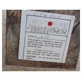 UL - Set of Four Greg Copeland Lucite & Brass Wall Hangings - Four Panels