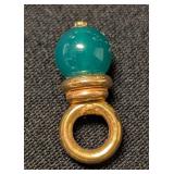 K - ORF Italy 14k Gold Interchangeable Hoop Earrings - Bead Drops (Lot of 6)