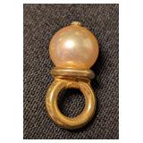 K - ORF Italy 14k Gold Interchangeable Hoop Earrings - Bead Drops (Lot of 6)