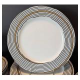K - Mikasa Crossroads Ebony Dinnerware Set - Service for 16