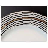 K - Mikasa Crossroads Ebony Dinnerware Set - Service for 16