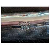 K - Sterling Silver Hammered Bangles - Mexico 925 (Lot of 5)