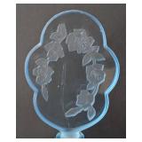 K - Irice Blue Glass Perfume Bottle -