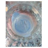 K - Irice Blue Glass Perfume Bottle -