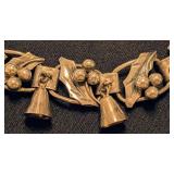 K - Vintage Mexican Sterling Silver Bracelet - 8-Inch Length