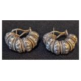 K - Four Pairs of Beautiful Sterling Silver Earrings