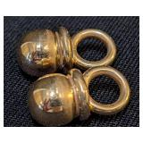 K - 14K Gold Interchangeable Hoop Earrings