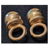 K - 14K Gold Interchangeable Hoop Earrings