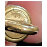 K - 14K Gold Interchangeable Hoop Earrings