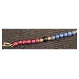 K - Beaded Necklaces - Assorted Colors & Styles, Glass Round Bead Strands, Multi-Strand Lot