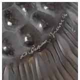 K - Lalique Daisy Trinket Dish - Clear Frosted Crystal