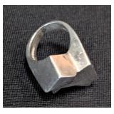 K - (3) Sterling Silver Rings Size 6