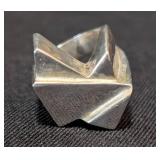 K - (3) Sterling Silver Rings Size 6