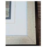 ML - Landscape Painting Gold Frame With White Mat