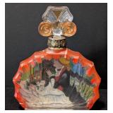 K - Hand-Painted Perfume Bottle