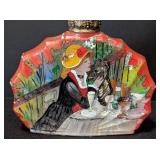 K - Hand-Painted Perfume Bottle