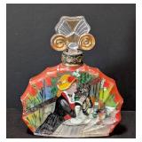 K - Hand-Painted Perfume Bottle