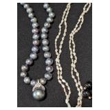 K - Cultured Pearl & Bead Necklaces - Assorted Multi-Strand Jewelry Lot