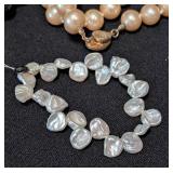 K - Cultured Pearl & Bead Necklaces - Assorted Multi-Strand Jewelry Lot
