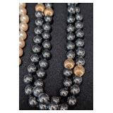 K - Cultured Pearl & Bead Necklaces - Assorted Multi-Strand Jewelry Lot