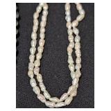 K - Cultured Pearl & Bead Necklaces - Assorted Multi-Strand Jewelry Lot
