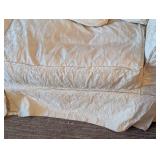 LR - Cream Damask Sofa