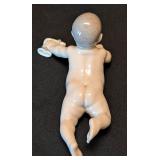 K - Royal Copenhagen Lying Baby Figurine - Model 1739