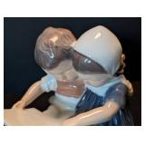 K - Vintage Bing & Grøndahl Porcelain Figurine Titled "Children Reading" or "Reading Children," Model Number 1567