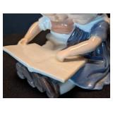 K - Vintage Bing & Grøndahl Porcelain Figurine Titled "Children Reading" or "Reading Children," Model Number 1567