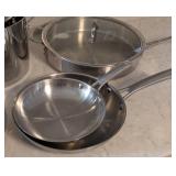 LR - Calphalon Stainless Steel Cookware Set - Assorted Pots & Pans, Largest 13-Inch Skillet