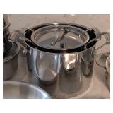 LR - Calphalon Stainless Steel Cookware Set - Assorted Pots & Pans, Largest 13-Inch Skillet