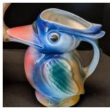 ML - Woods Little Old Lady Made in England - Vintage Ceramic Pitchers & Figurines Lot (6)