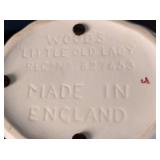 ML - Woods Little Old Lady Made in England - Vintage Ceramic Pitchers & Figurines Lot (6)