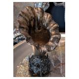 ML - Silver-Plated Rococo Serving Set - Round Tray, Rectangular Tray, Shell Dish & Goblet