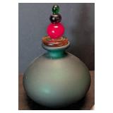 K - (3) Glass Art Handicraft Perfume Bottles