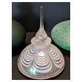 K - (3) Glass Art Handicraft Perfume Bottles