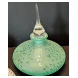 K - (3) Glass Art Handicraft Perfume Bottles